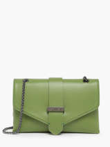 Sac Port paule Jana Bloc Cuir Etrier Vert jana bloc EJBC002T