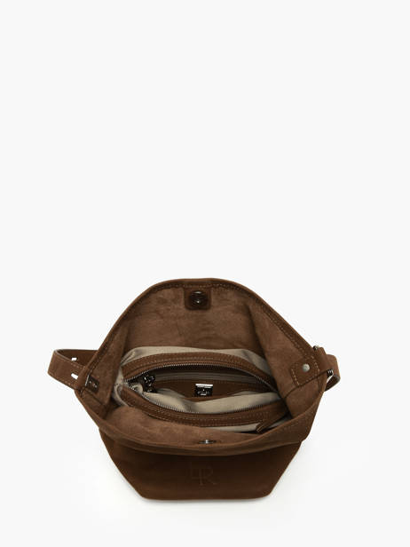 Sac Porté épaule Sac à Dos S Cavalier Nubuck Cuir Etrier Marron cavalier nubuck ECAN126S vue secondaire 6