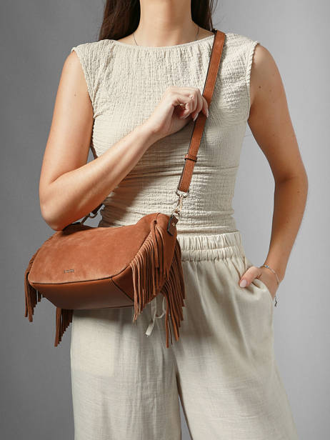 Sac Bandoulière Country Etrier Beige country ECOU203M vue secondaire 1